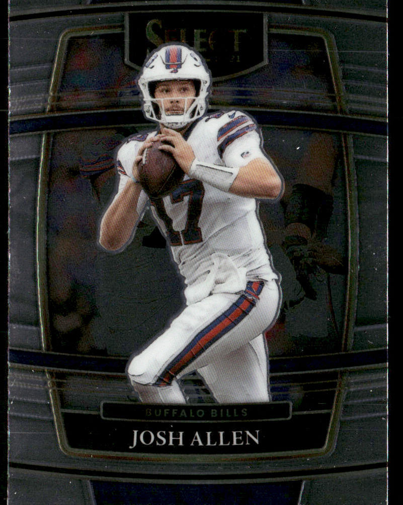 Josh Allen 2021 Panini Select #6 Buffalo Bills