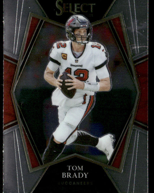 Tom Brady 2021 Panini Select #101 Tampa Bay Buccaneers