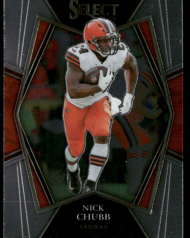 Nick Chubb 2021 Panini Select #110 Cleveland Browns