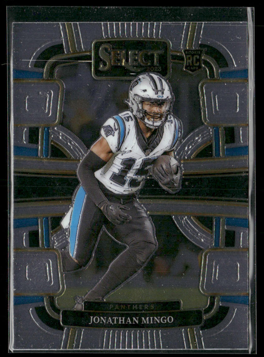 Jonathan Mingo 2023 Panini Select #16 RC Carolina Panthers