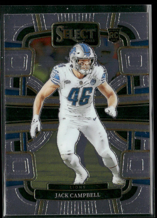 Jack Campbell 2023 Panini Select #33 RC Detroit Lions