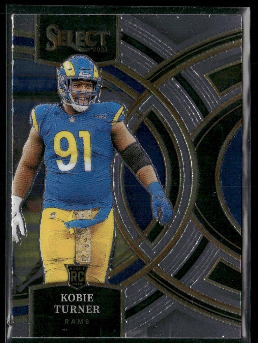 Kobie Turner 2023 Panini Select #131 Los Angeles Rams