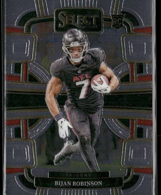 Bijan Robinson 2023 Panini Select #4 RC Atlanta Falcons