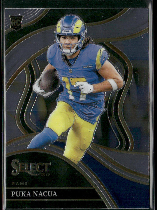 Puka Nacua 2023 Panini Select #224 RC Los Angeles Rams