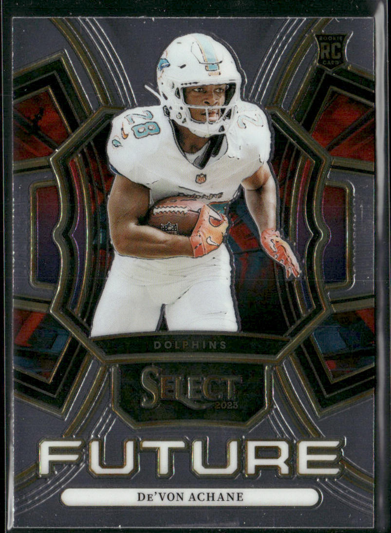 De'Von Achane 2023 Panini Select Select Future #FUT-DAC Miami Dolphins