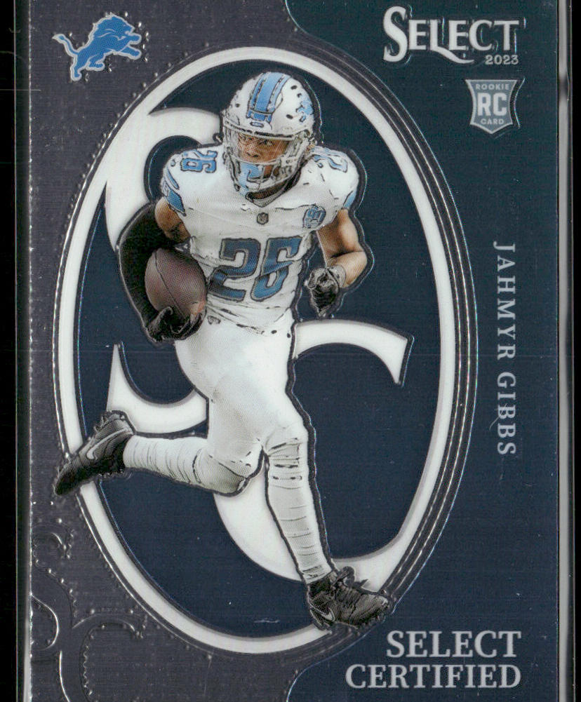 Jahmyr Gibbs 2023 Panini Select Select Certified Rookies #CRO-JGI Detroit Lions