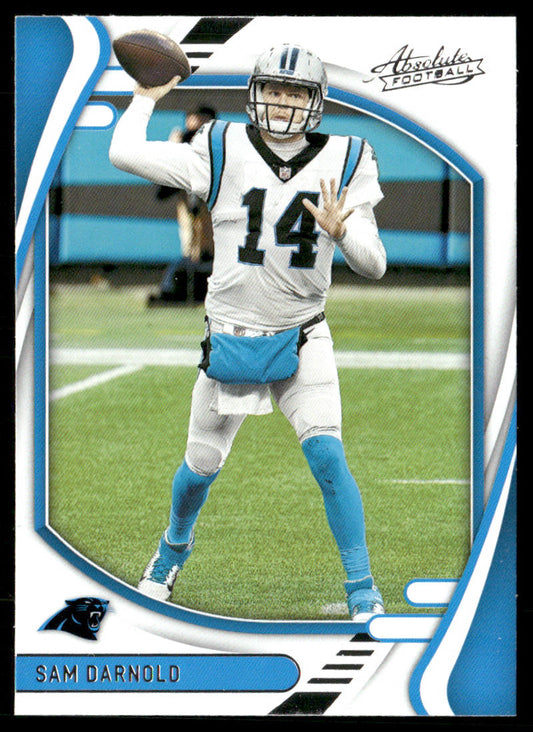 Sam Darnold 2021 Panini Absolute Retail #89 Carolina Panthers