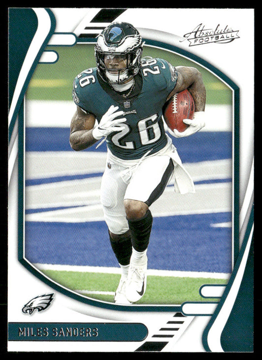 Miles Sanders 2021 Panini Absolute Retail #78 Philadelphia Eagles