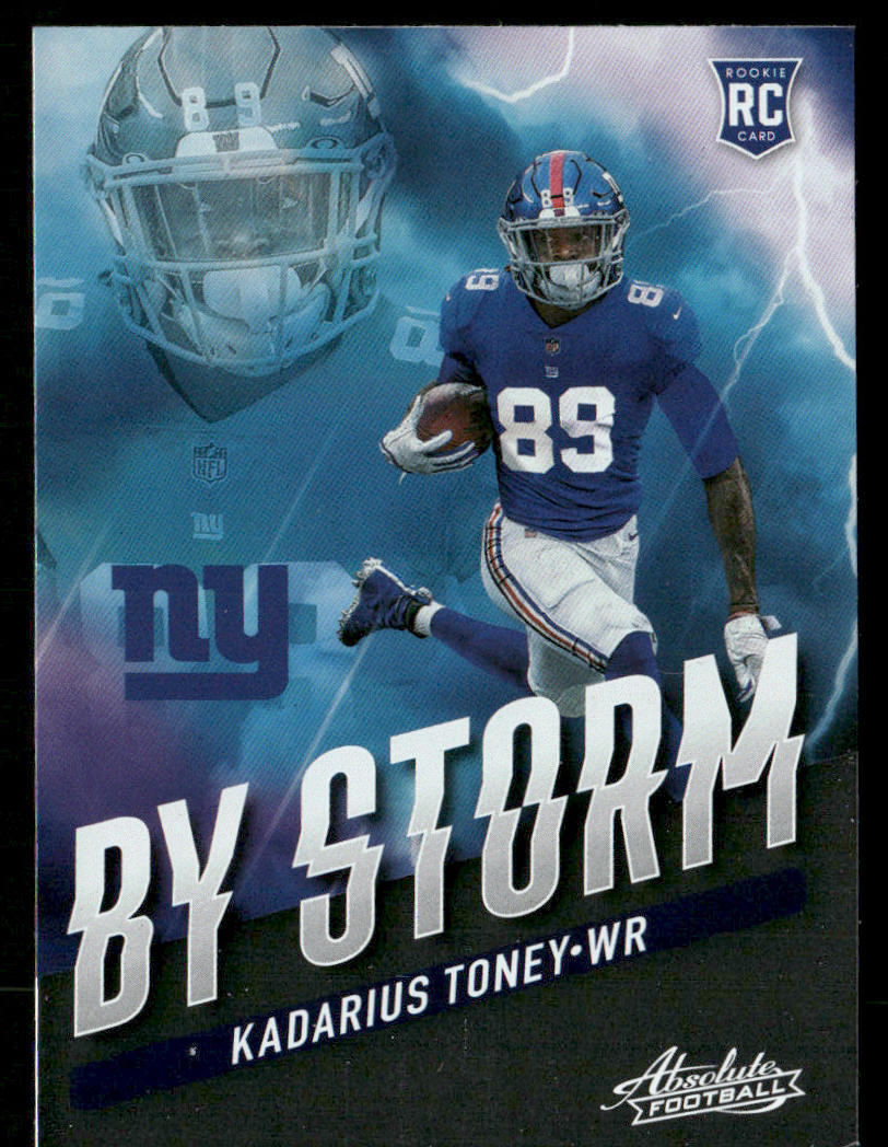 Kadarius Toney 2021 Panini Absolute By Storm #BST-10 New York Giants