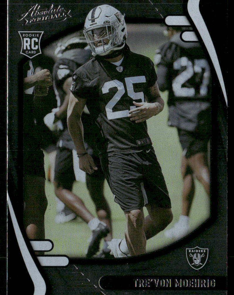 Tre'von Moehrig 2021 Panini Absolute Retail #166 RC Las Vegas Raiders
