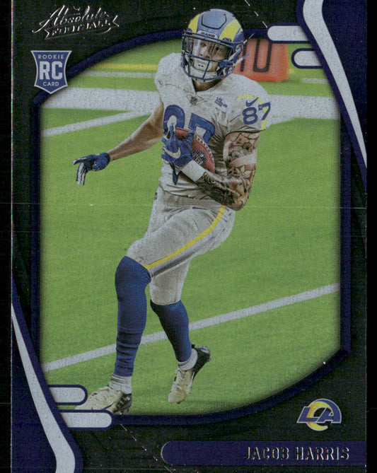 Jacob Harris 2021 Panini Absolute Retail #138 RC Los Angeles Rams