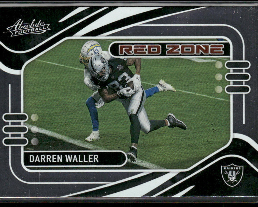 Darren Waller 2021 Panini Absolute Red Zone #RZ16 Las Vegas Raiders