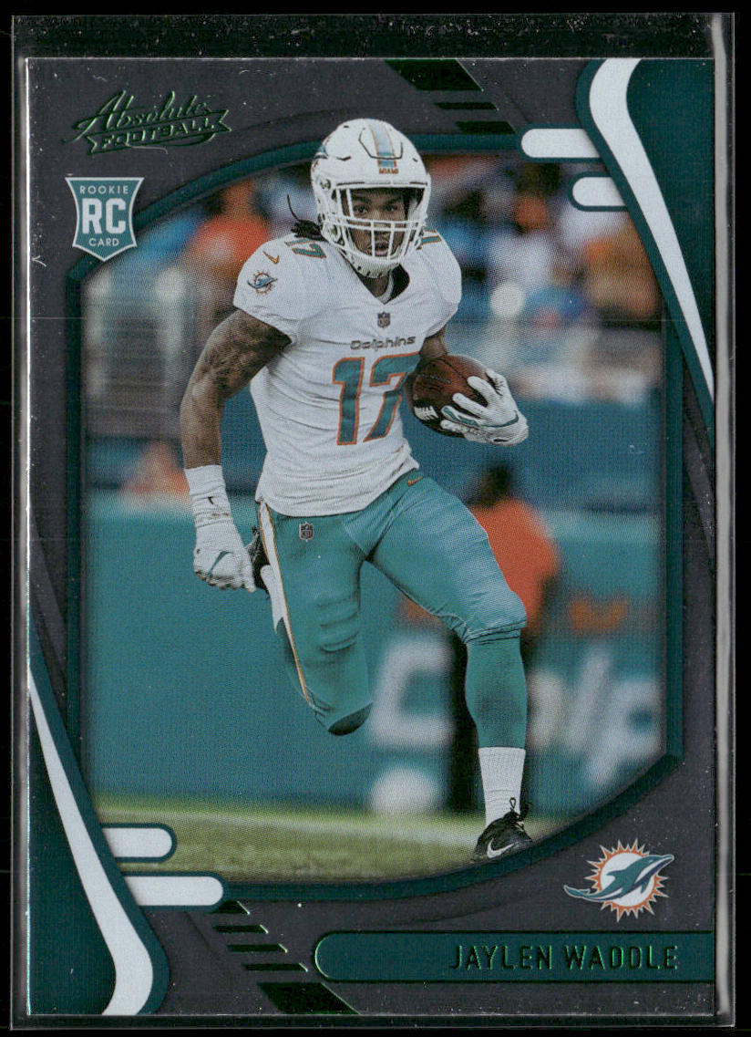 Jaylen Waddle 2021 Panini Absolute Retail #106 RC Miami Dolphins