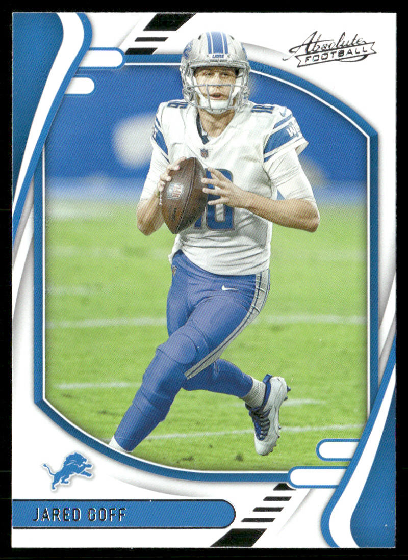 Jared Goff 2021 Panini Absolute Retail #8 Detroit Lions