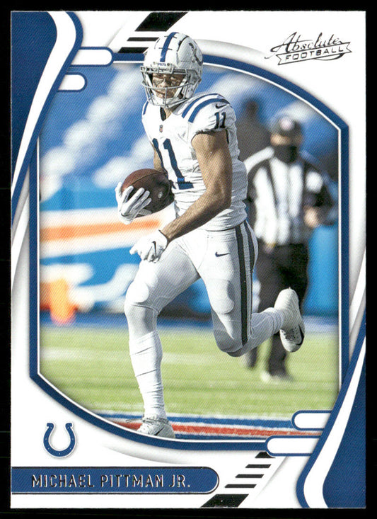 Michael Pittman Jr. 2021 Panini Absolute Retail #12 Indianapolis Colts