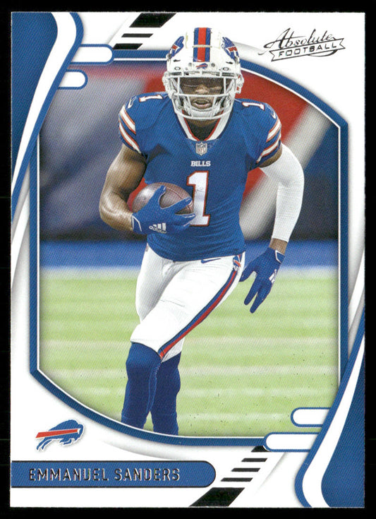 Emmanuel Sanders 2021 Panini Absolute Retail #38 Buffalo Bills