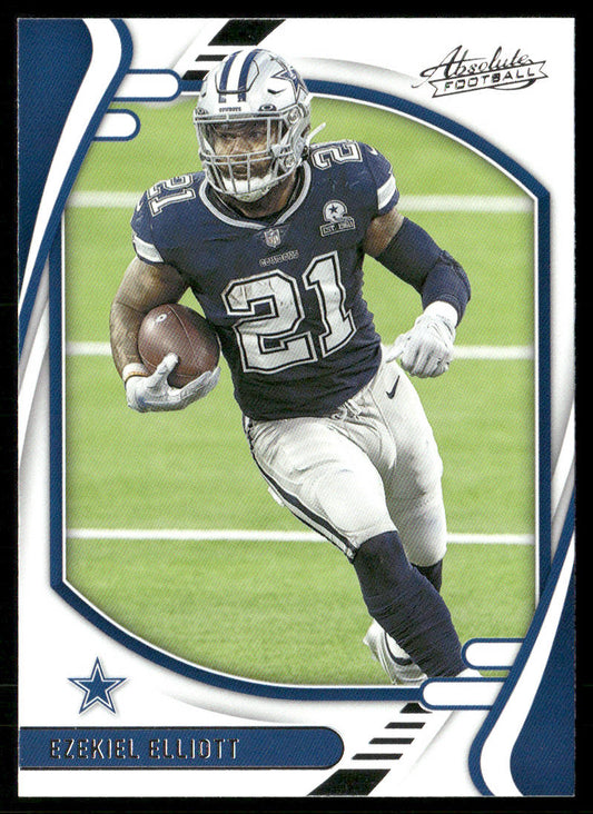 Ezekiel Elliott 2021 Panini Absolute Retail #50 Dallas Cowboys