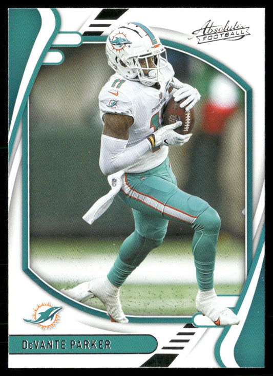 DeVante Parker 2021 Panini Absolute Retail #81 Miami Dolphins