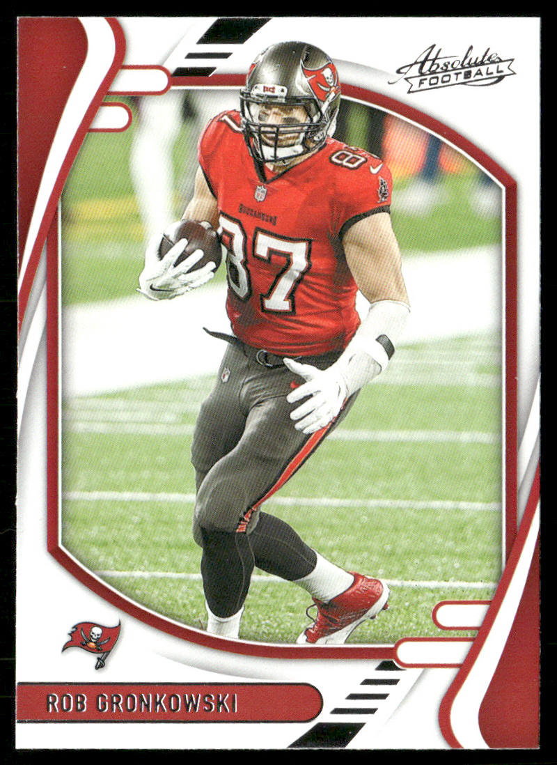 Rob Gronkowski 2021 Panini Absolute Retail #92 Tampa Bay Buccaneers