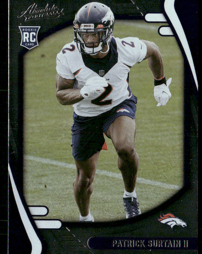 Patrick Surtain II 2021 Panini Absolute Retail #143 RC Denver Broncos