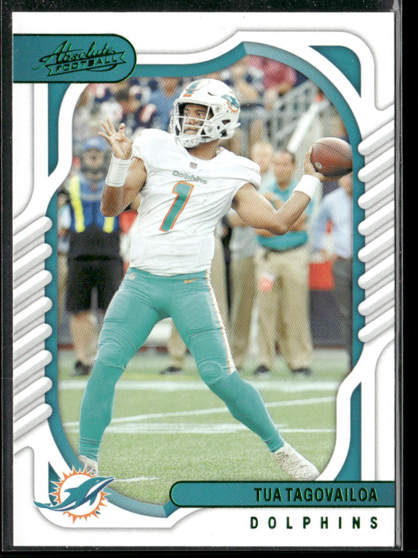 Tua Tagovailoa 2022 Panini Absolute #50 Miami Dolphins