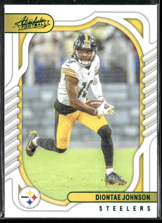 Diontae Johnson 2022 Panini Absolute Retail #92 Pittsburgh Steelers