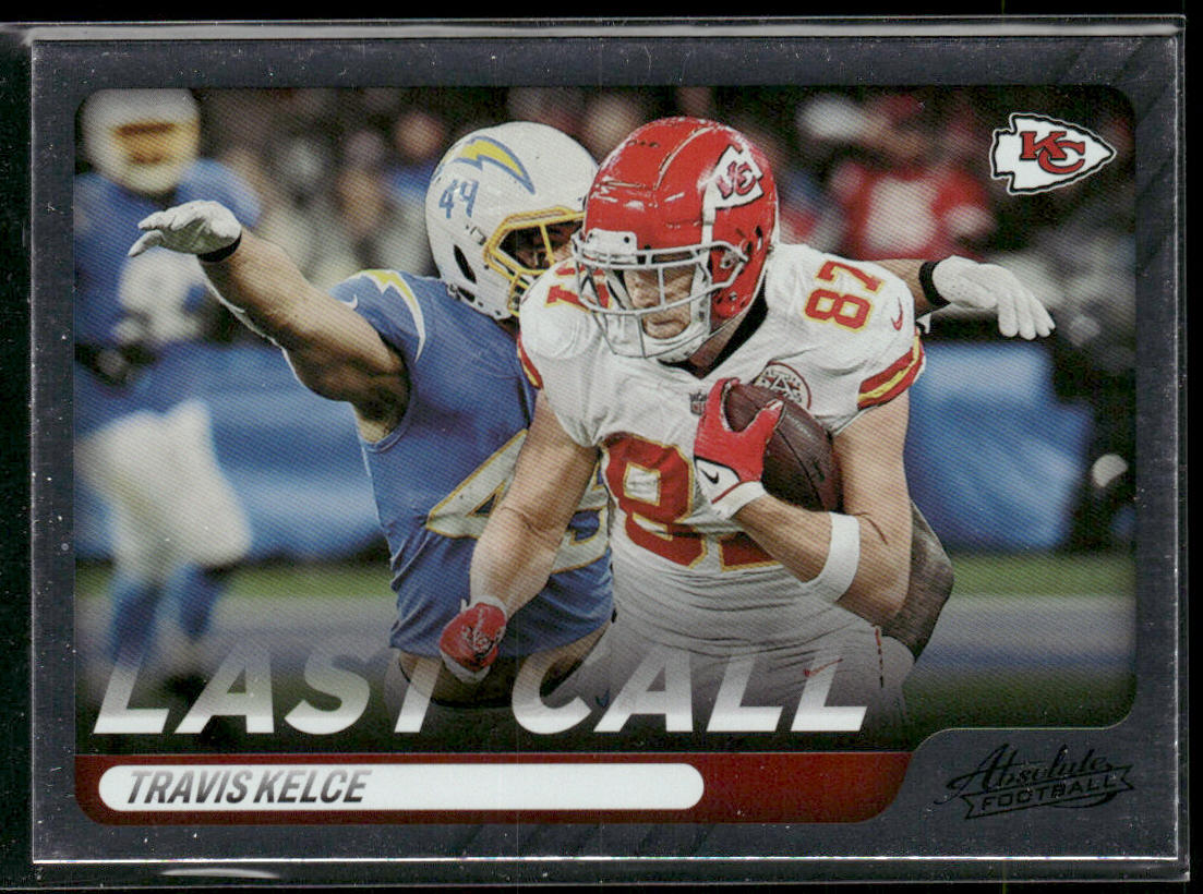 Travis Kelce 2022 Panini Absolute Last Call #LC-5 Kansas City Chiefs