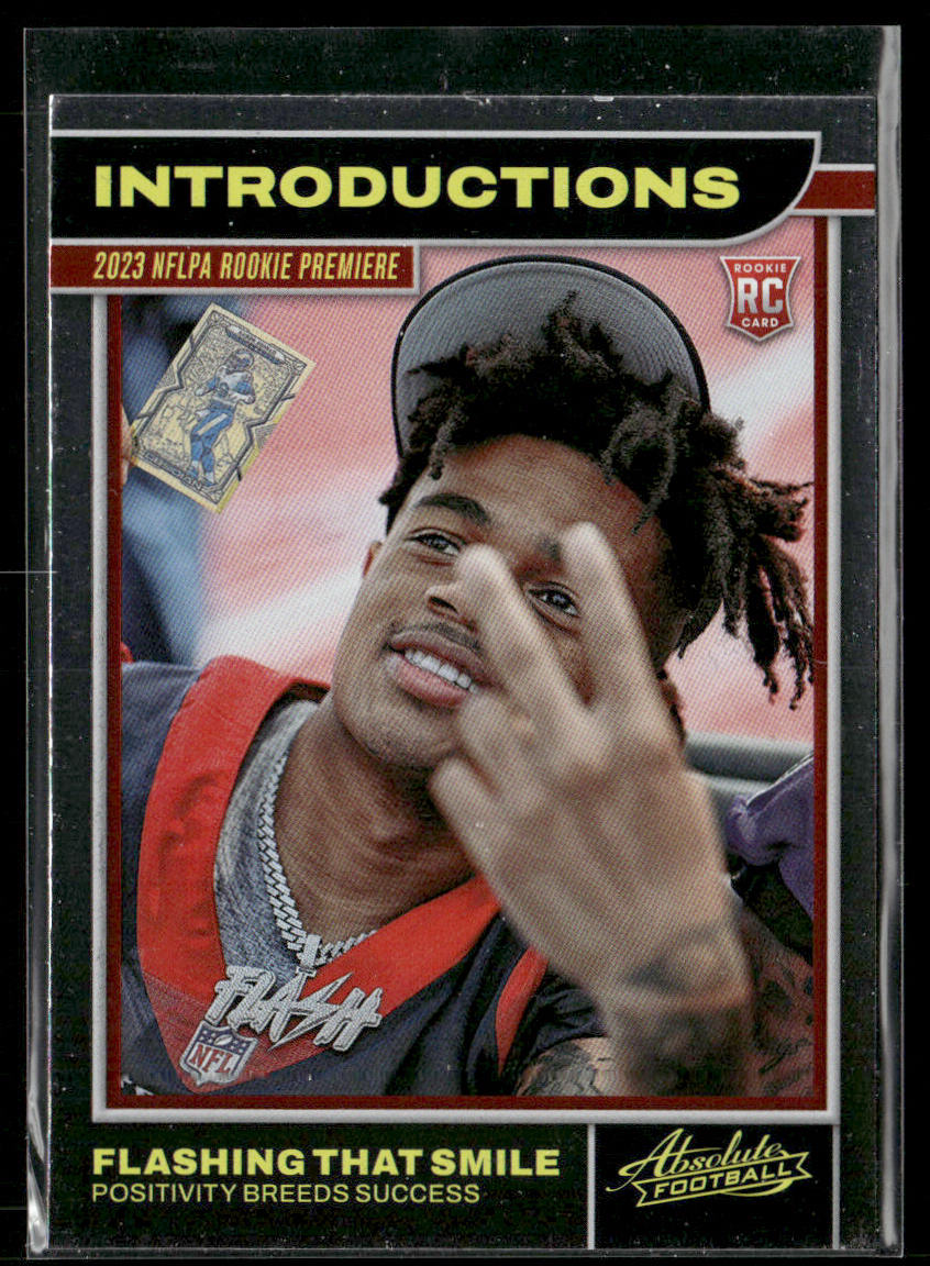 Flashing that Smile 2023 Panini Absolute Introductions #3 Houston Texans