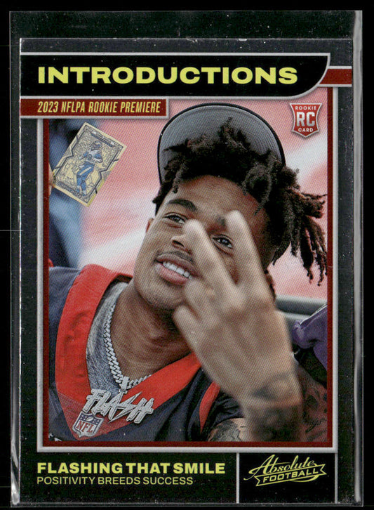 Flashing that Smile 2023 Panini Absolute Introductions #3 Houston Texans