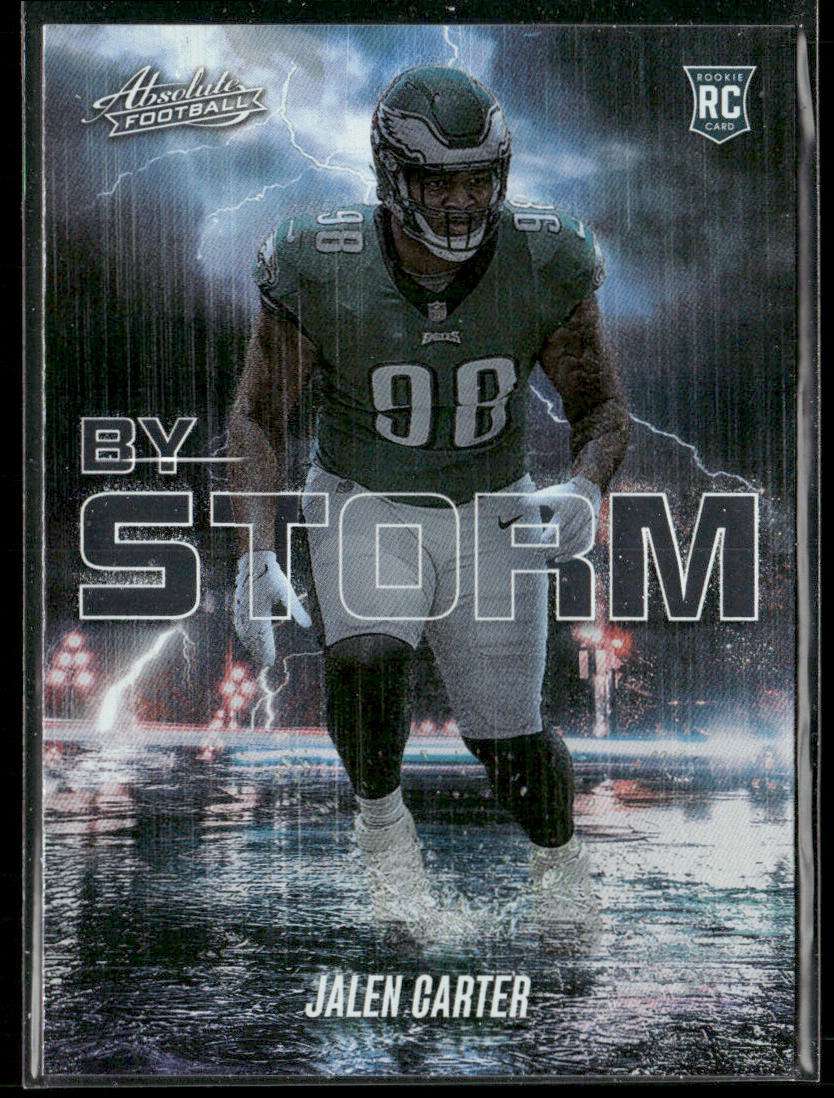 Jalen Carter 2023 Panini Absolute By Storm #BST-7 Philadelphia Eagles