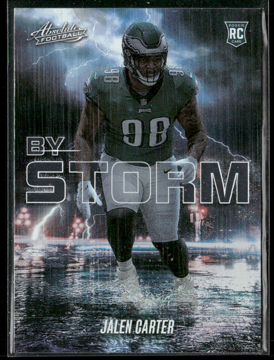 Jalen Carter 2023 Panini Absolute By Storm #BST-7 Philadelphia Eagles