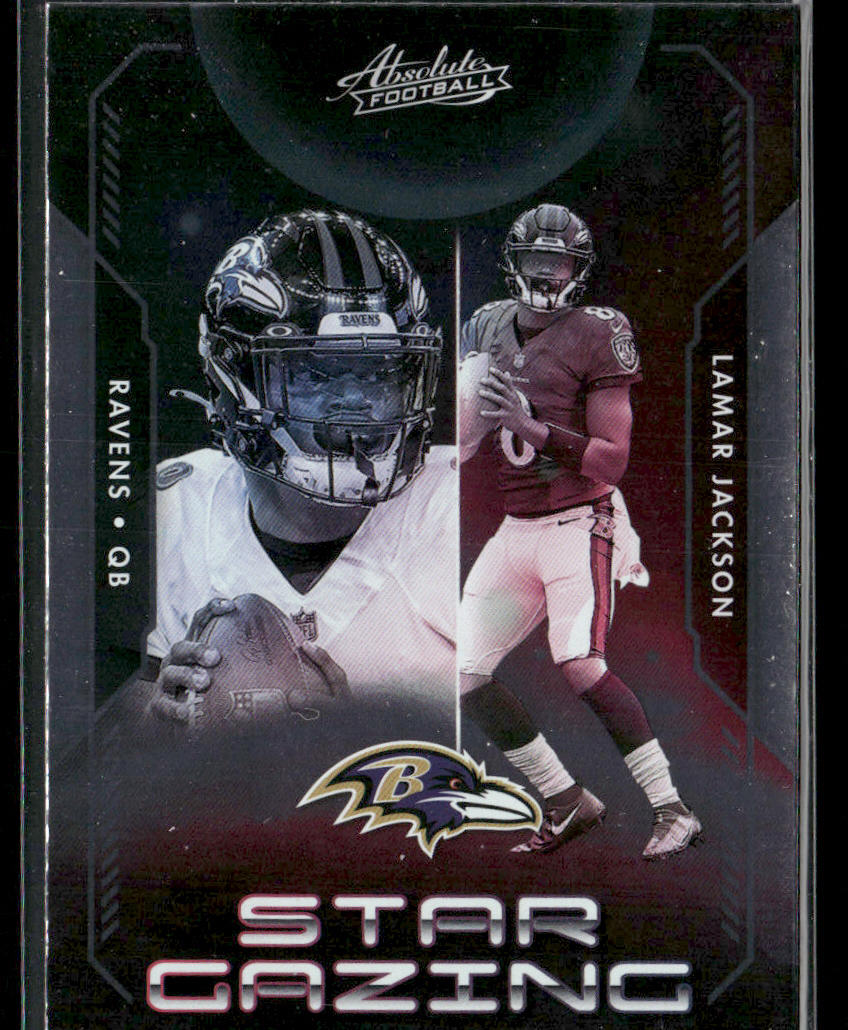 Lamar Jackson 2023 Panini Absolute Star Gazing #SG-4 Baltimore Ravens