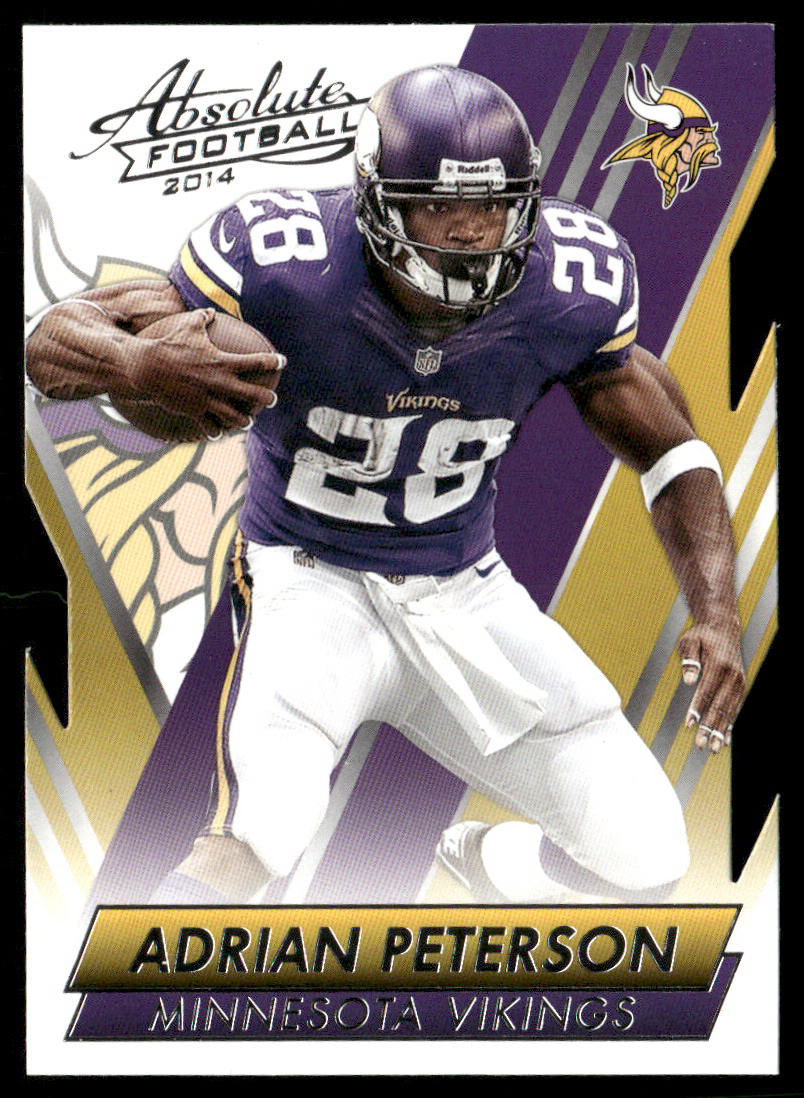 Adrian Peterson 2014 Panini Absolute #25 Minnesota Vikings