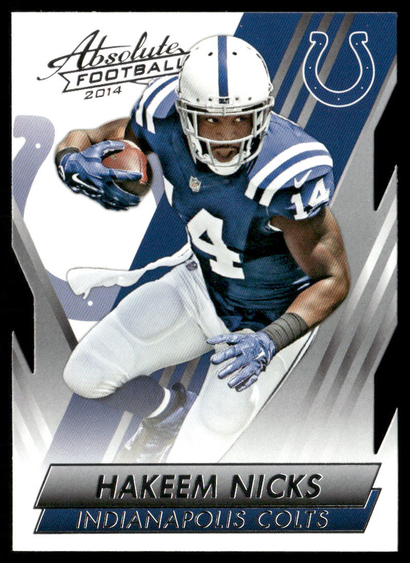 Hakeem Nicks 2014 Panini Absolute Retail #43 Indianapolis Colts
