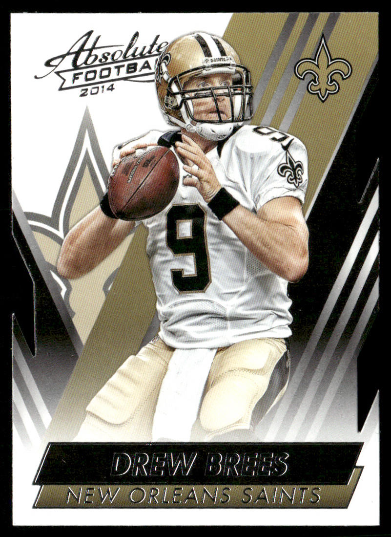 Drew Brees 2014 Panini Absolute Retail #51 New Orleans Saints