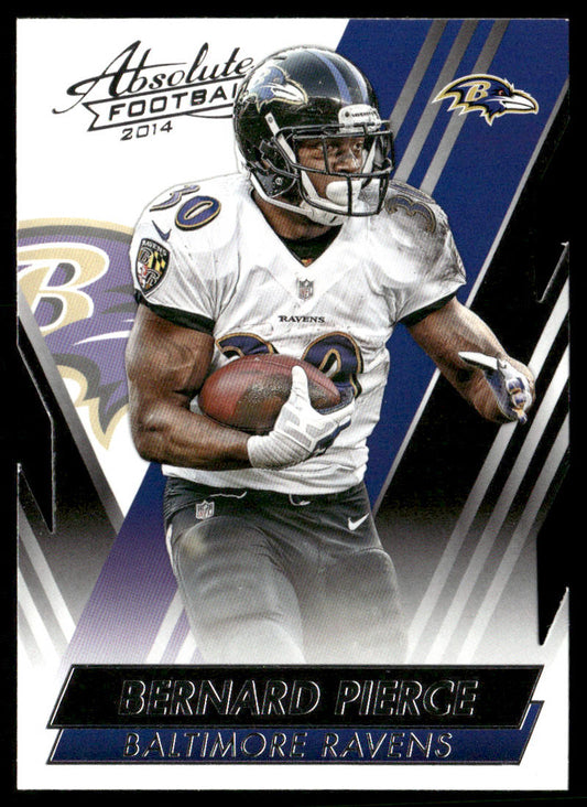 Bernard Pierce 2014 Panini Absolute Retail #57 Baltimore Ravens