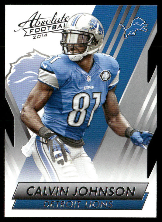 Calvin Johnson 2014 Panini Absolute Retail #97 Detroit Lions