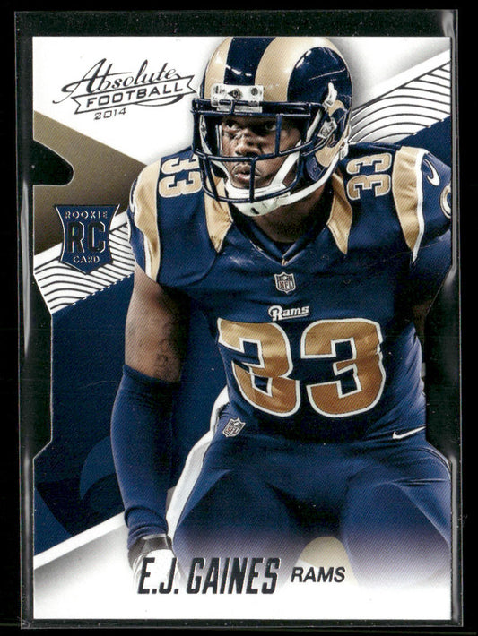 E.J. Gaines 2014 Panini Absolute #137 RC St. Louis Rams