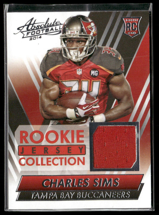 Charles Sims 2014 Panini Absolute Rookie Jersey Collection #CS MEM Buccaneers