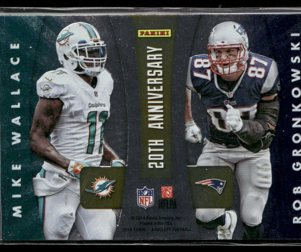 Tom Brady / Spiller / Wallace / Rob Gronkowski 2014 Absolute Quads Exclusive #