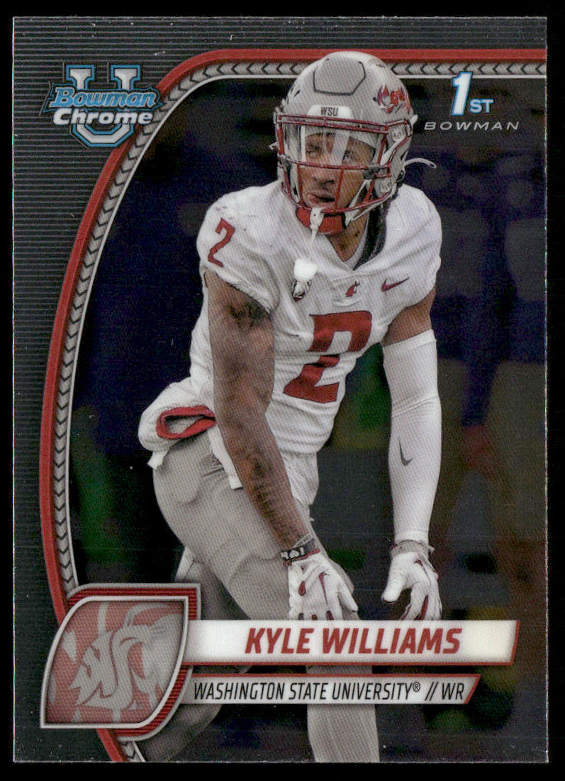 Kyle Williams 2024 Bowman University Chrome #118 WSU Cougars