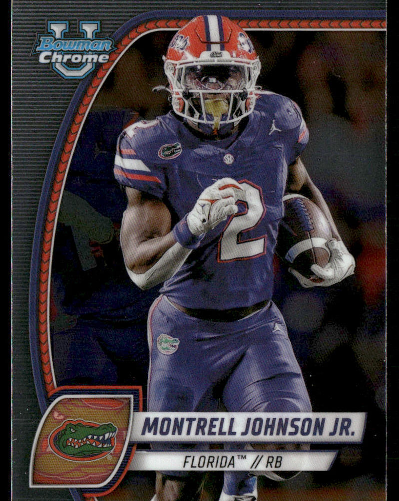 Montrell Johnson Jr. 2024 Bowman University Chrome #133 Florida Gators