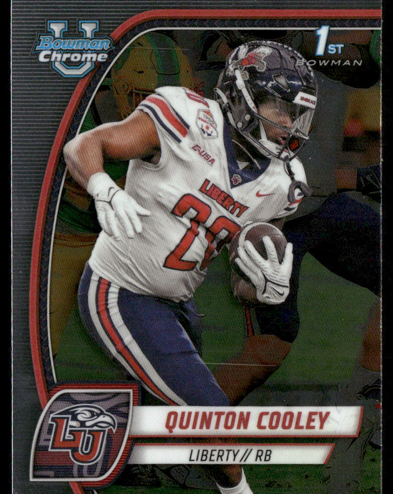 Quinton Cooley 2024 Bowman University Chrome #147 Liberty Flames