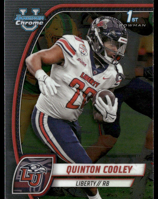 Quinton Cooley 2024 Bowman University Chrome #147 Liberty Flames