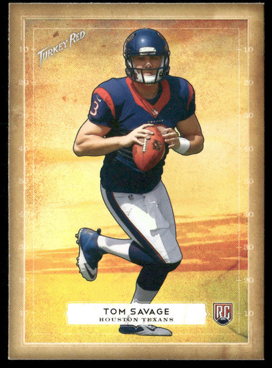 Tom Savage 2014 Topps Turkey Red #12 RC Houston Texans