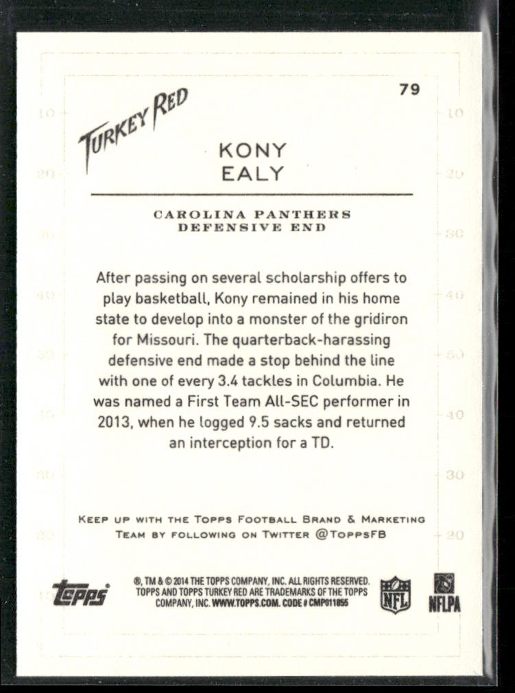 Kony Ealy 2014 Topps Turkey Red #79 RC Carolina Panthers