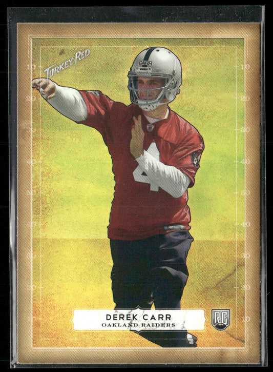 Derek Carr 2014 Topps Turkey Red #6a RC Oakland Raiders