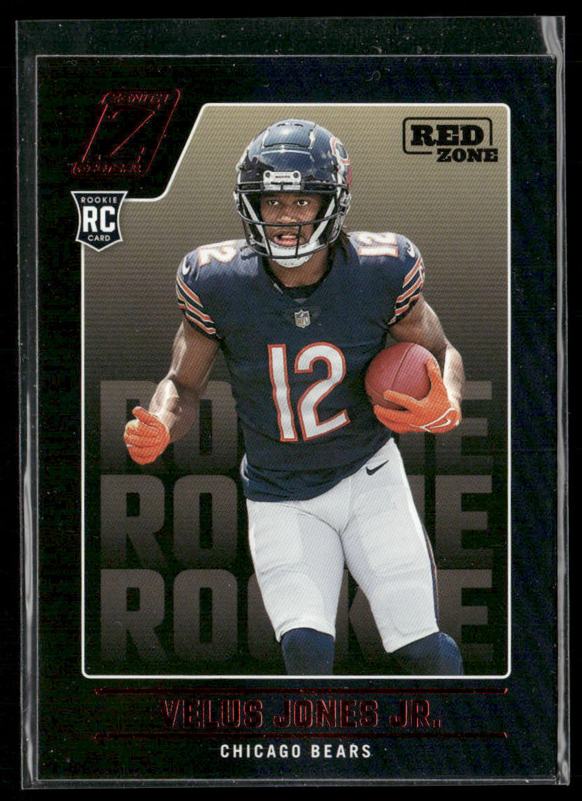 Velus Jones Jr. 2022 Zenith Red Zone #130 RC Chicago Bears