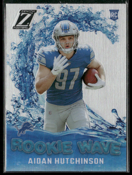 Aidan Hutchinson 2022 Zenith Rookie Wave #RW-AH Detroit Lions