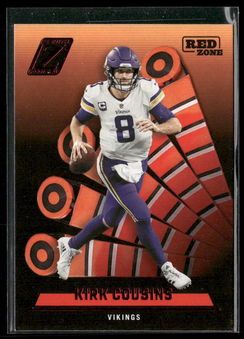 Kirk Cousins 2022 Zenith Red Zone #49 Minnesota Vikings